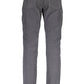 Chic Gray 5-Pocket Cotton Trousers
