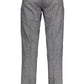 Elegant Silk Gray Trousers for Men