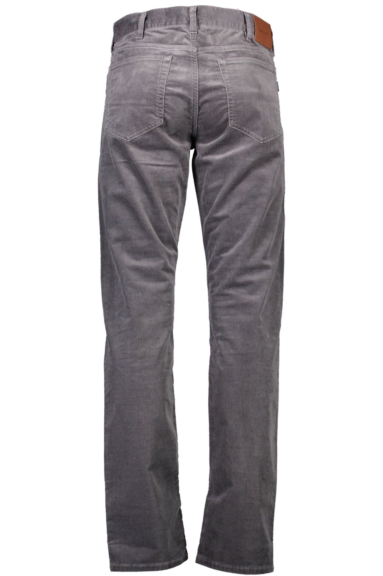 Classic Gray Cotton Trousers by Gant