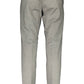 Sophisticated Gray Cotton Trousers