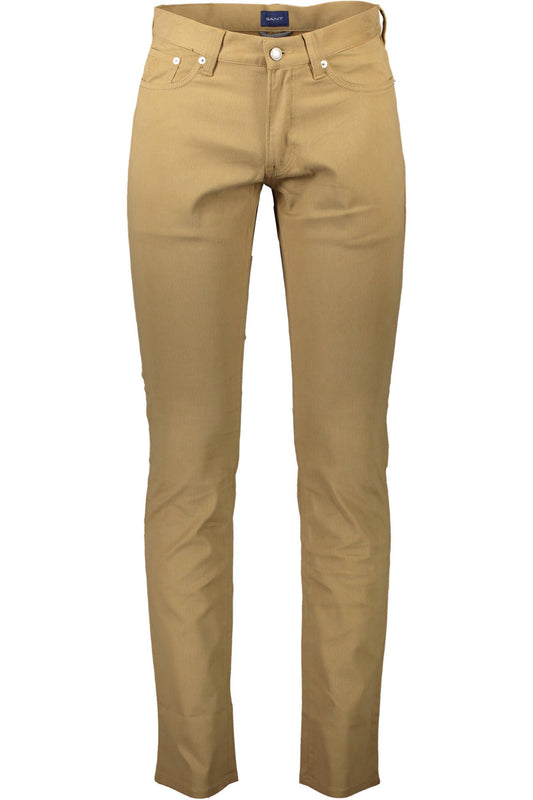 Elegant Cotton Five-Pocket Trousers