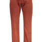 Chic Brown Cotton Trousers - Timeless Style