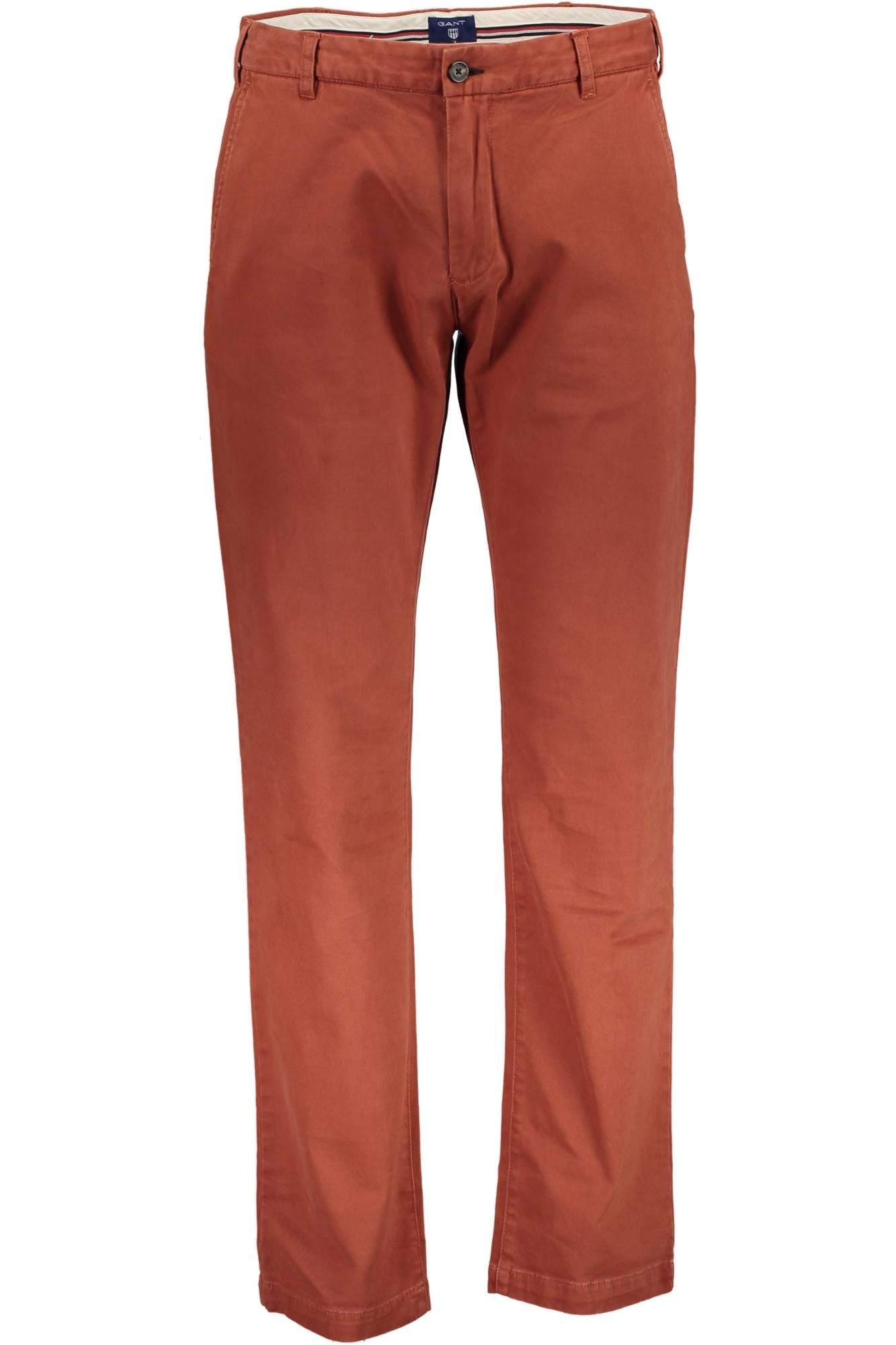 Chic Brown Cotton Trousers - Timeless Style