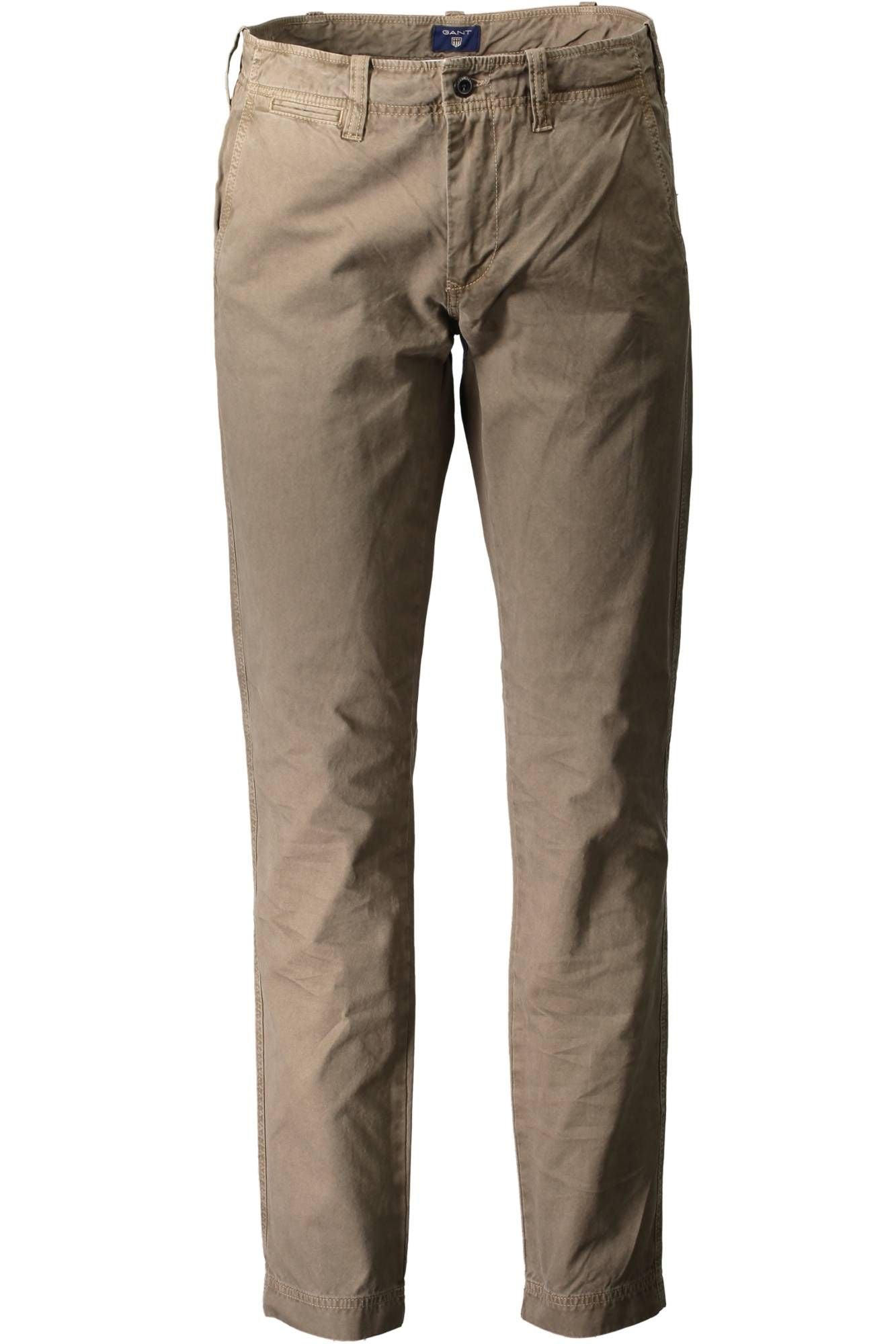 Elegant Cotton Four-Pocket Trousers