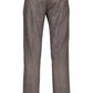 Elegant Brown Wool Blend Trousers
