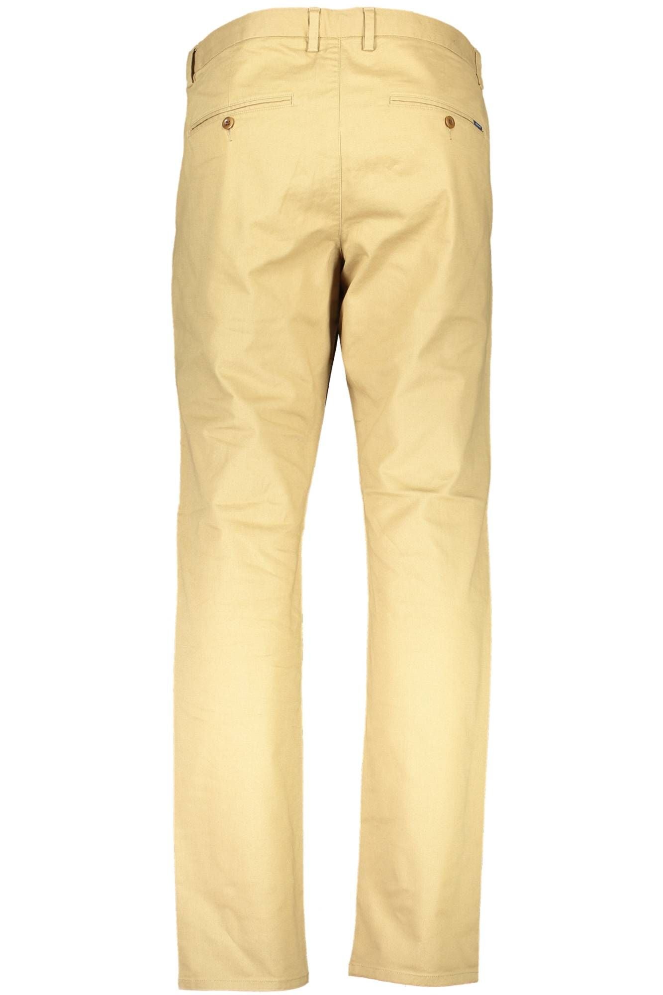 Chic Brown Cotton Trousers