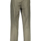 Elegant Green Cotton Trousers