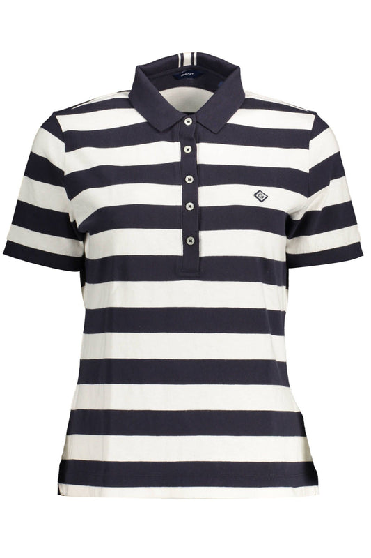 Chic Organic Cotton Polo Shirt with Logo Detail