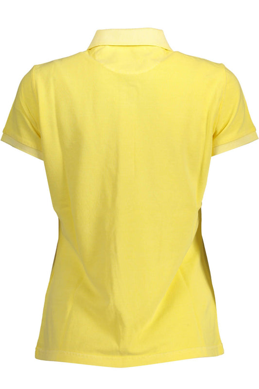 Chic Organic Cotton Yellow Polo Shirt