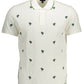 Elegant White Polo Shirt with Contrast Detailing