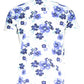 Elegant White Cotton Polo Shirt