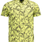 Chic Yellow Short-Sleeved Men's Polo