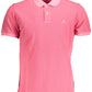 Elegant Pink Short-Sleeved Polo for Men