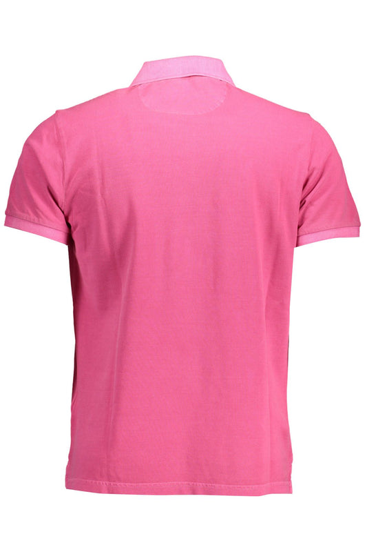 Elegant Contrast Detail Polo Shirt