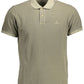 Emerald Elegance Cotton Polo Shirt
