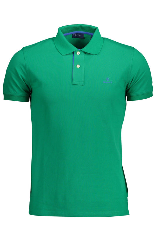 Elegant Green Short-Sleeve Polo