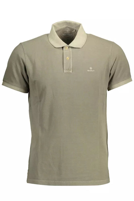 Elegant Short-Sleeved Green Polo