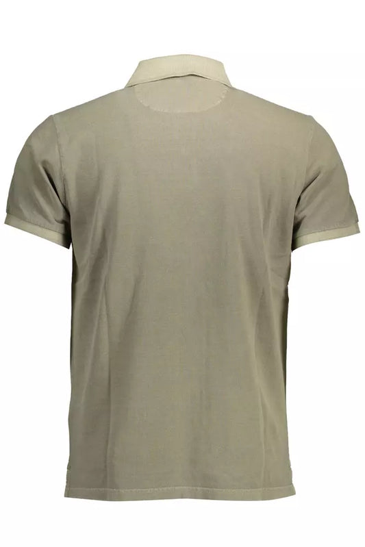 Elegant Short-Sleeved Green Polo