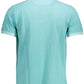 Elegant Short-Sleeved Green Polo Shirt