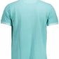 Elegant Green Cotton Polo Shirt with Logo