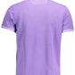 Elegant Short-Sleeved Purple Polo