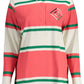 Elegant Long-Sleeved Pink Polo for Women