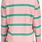 Chic Contrasting Detail Long-Sleeved Polo