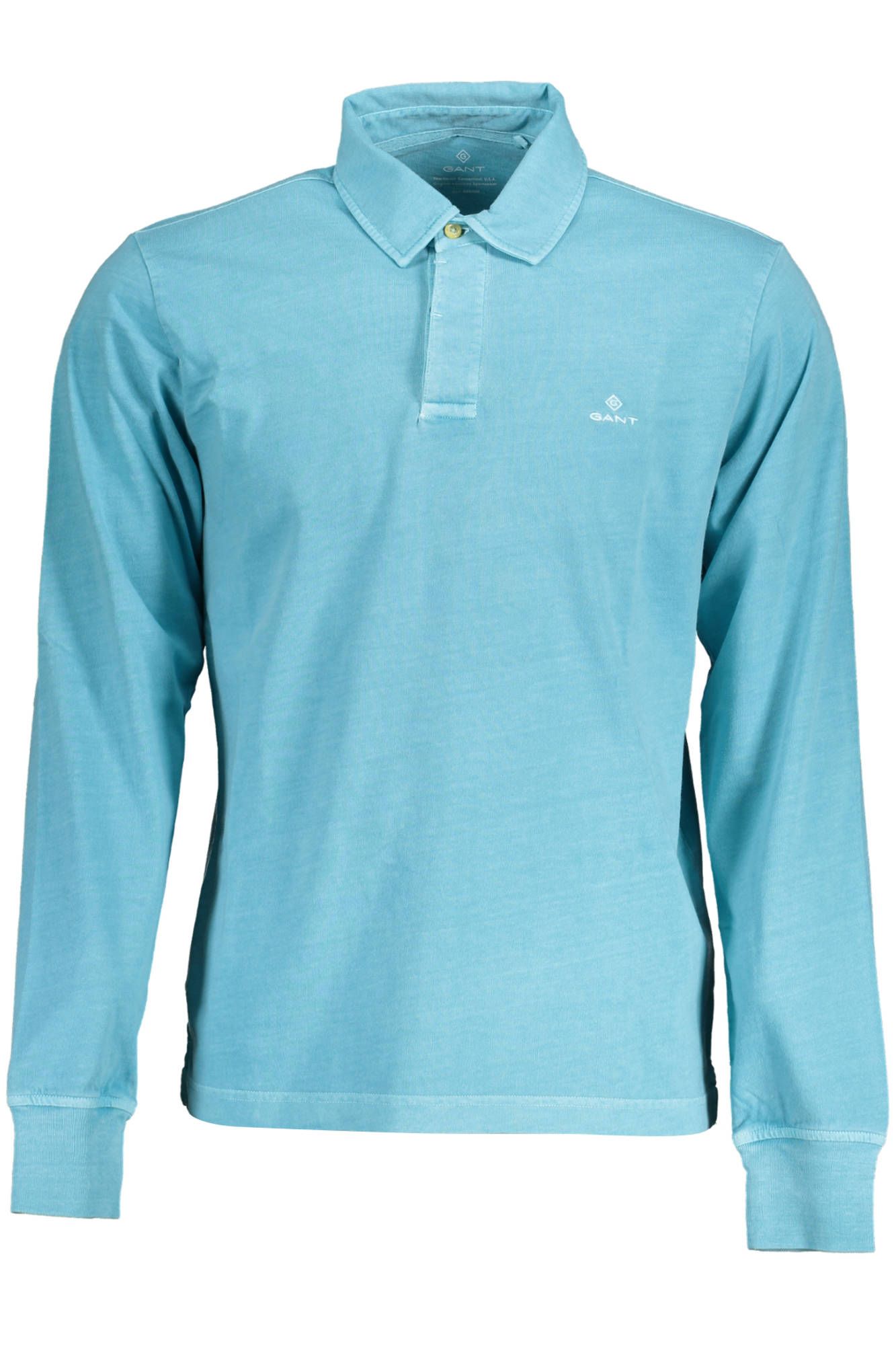 Classic Light Blue Long-Sleeved Polo