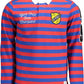 Elegant Long-Sleeved Cotton Polo with Chic Details