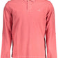 Elegant Long-Sleeved Red Polo Shirt