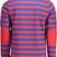 Classic Red Cotton Polo Shirt with Unique Accents