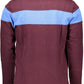 Elegant Long-Sleeved Purple Polo