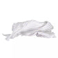 Elegant White Cotton Scarf with Logo Detail