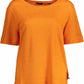 Elegant Linen Tee with Wide Neckline