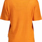 Elegant Linen Tee with Wide Neckline