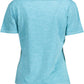 Elegant Light Blue V-Neck Tee