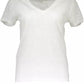 Chic V-Neck Logo Tee - Fresh Summer Essential