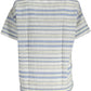 Chic V-Neck Cotton Tee - Short Sleeve Elegance