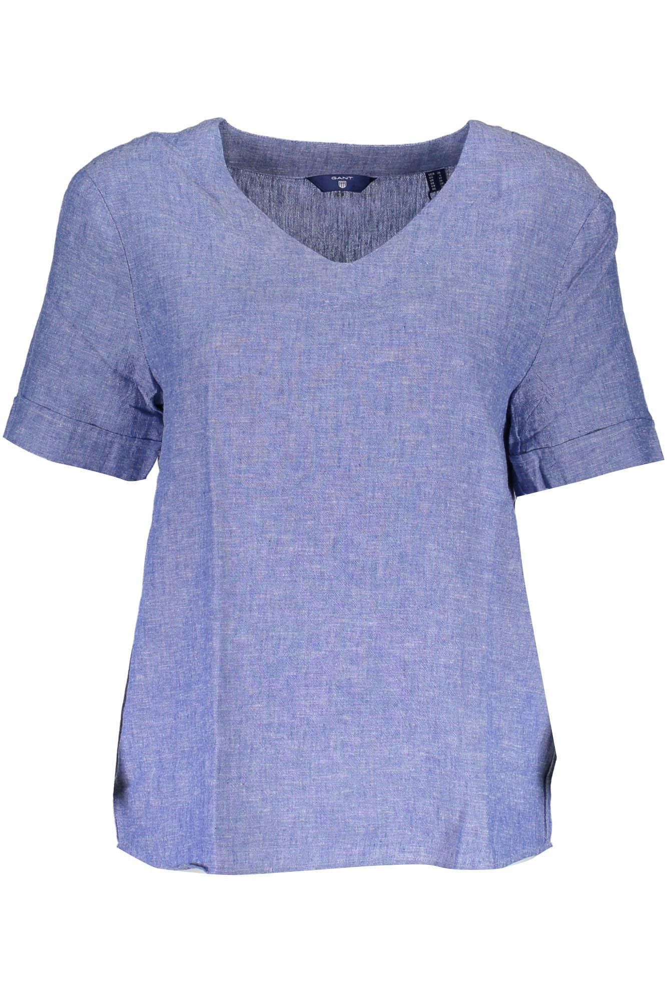 Chic V-Neck Linen Tee