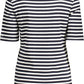 Chic Short-Sleeved Embroidered T-Shirt