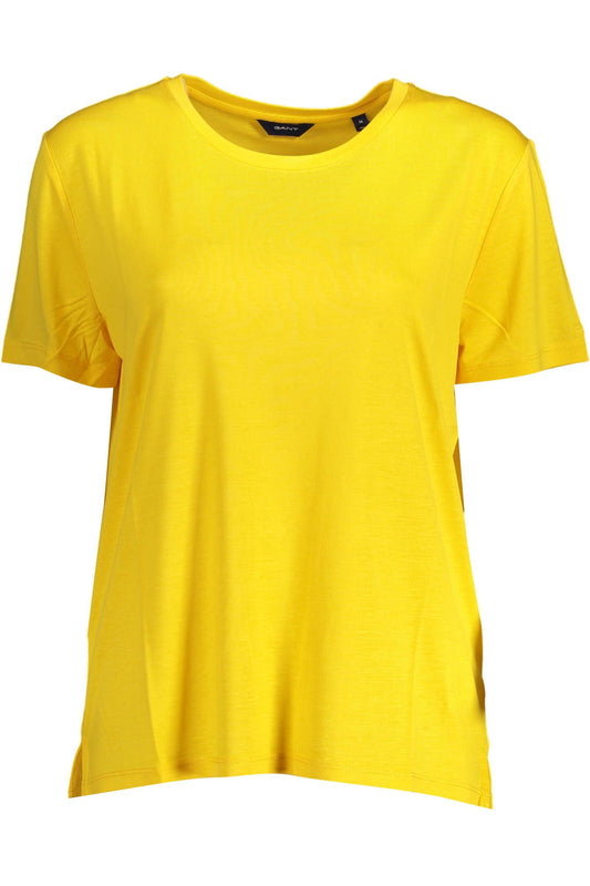 Sunshine Yellow Embroidered Tee