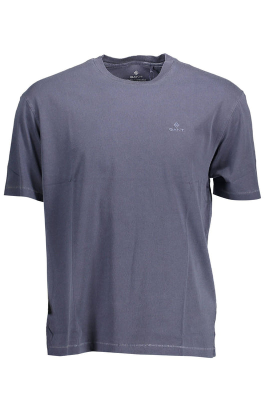 Classic Blue Organic Cotton Round Neck Tee