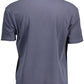 Classic Blue Organic Cotton Round Neck Tee