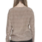 Elegant Silk Long Sleeve Boat Neck Top