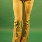 Chic Yellow Narrow Leg Trousers