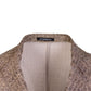 Chic Beige Two Button Relaxed Fit Jacket