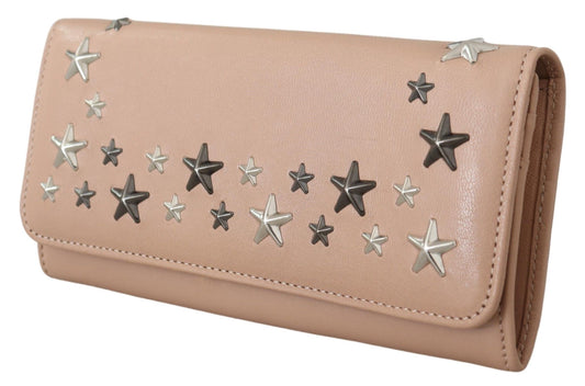 Elegant Ballet Pink Leather Wallet