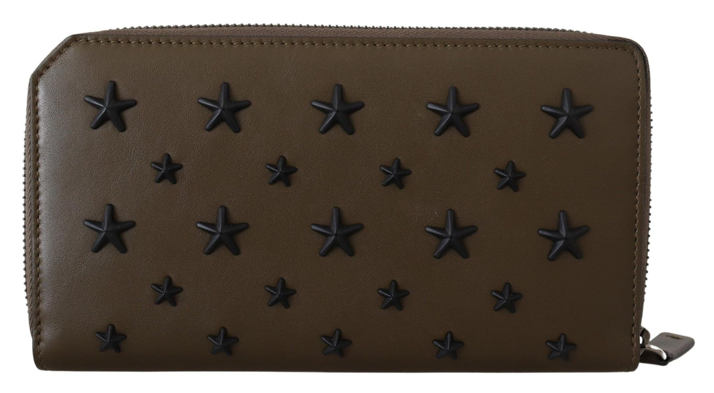 Elegant Olive Nappa Leather Wallet