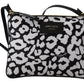 Chic Monochrome Zip Clutch Shoulder Bag