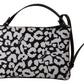 Chic Monochrome Zip Clutch Shoulder Bag
